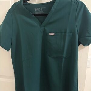 FIGS -Green (S) V-Neck Scrub Top